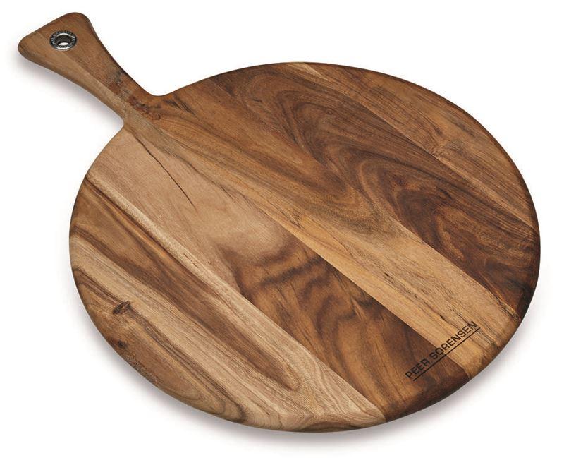 Peer Sorensen - Acacia Wood Round Paddle Serving Board 42 x 30.5 x 1.2.cm