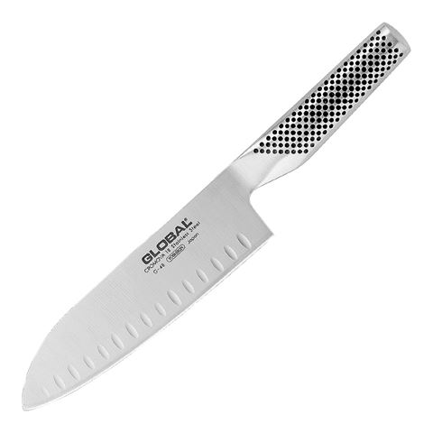 Global - Santoku Knife Fluted Blade 18cm