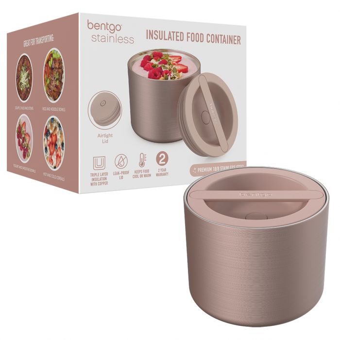 Bentgo - S/S Insulated Food Container 560ml - Rose Gold