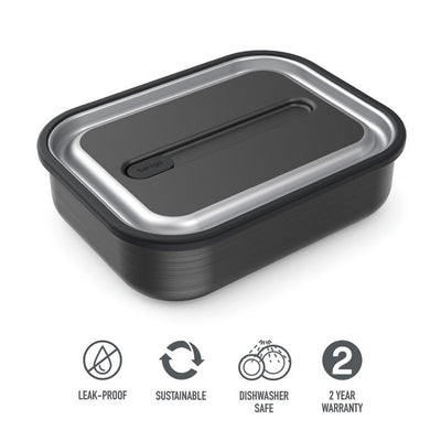 Bentgo - S/S Leak-Proof Lunch Box 1200ml - Carbon Black