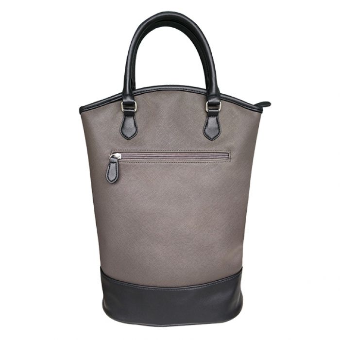 Sachi - Insulated Two Bottle Wine Tote - Charcoal
