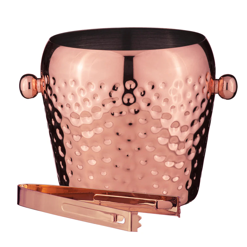 Tempa Spencer Hammered Ice Bucket Copper