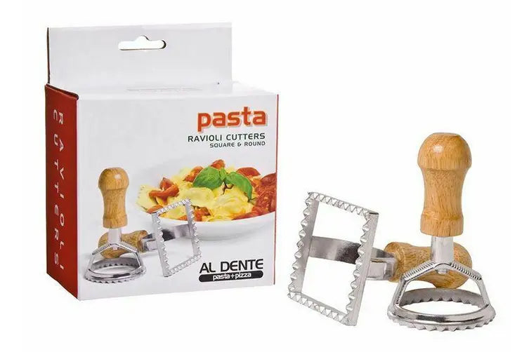 Al Dente - Ravioli Cutters Square & Round Set 2 – STEEL & GLASS