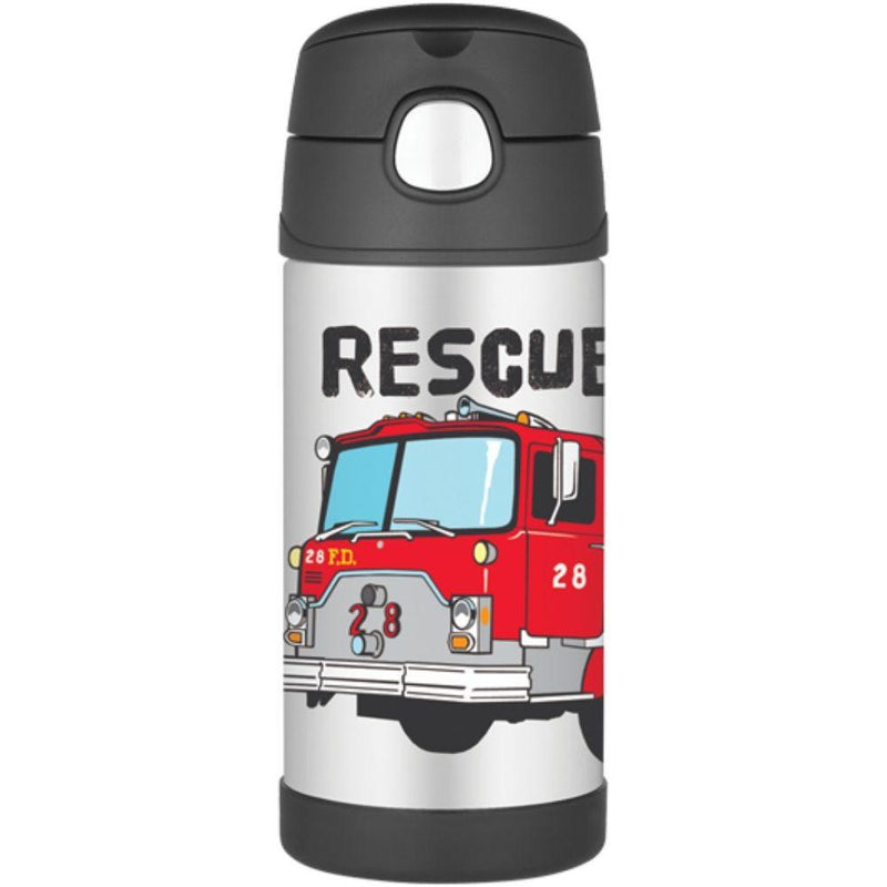 Thermos FUNtainer - Vacuum Insulated Drink Bottle 355ml- Fire Truck