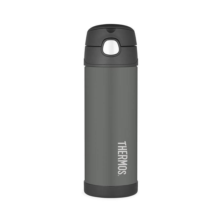Thermos FUNtainer - Vacuum Insulated Drink Bottle 470ml  Charcoal