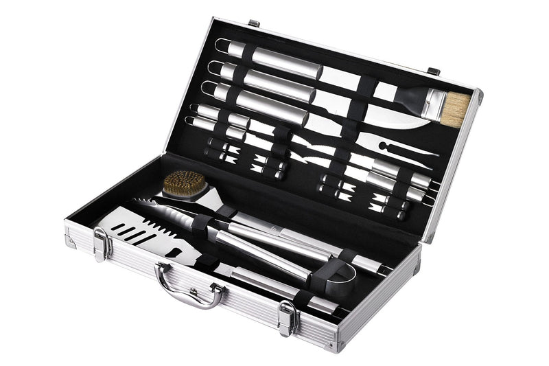 Maverick - BBQ Tool Set with Aluminium Case Set 18pce