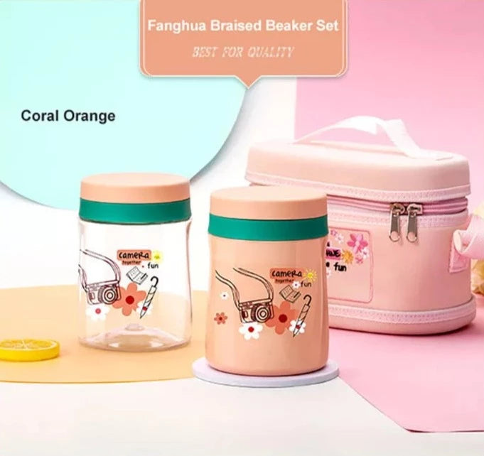 UZspace Food Jar Braised Set 570ml+380ml – STEEL GLASS