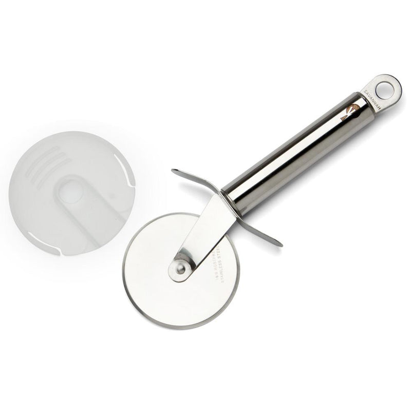 Savannah - Premium Stainless Steel Pizza Cutter with Cover