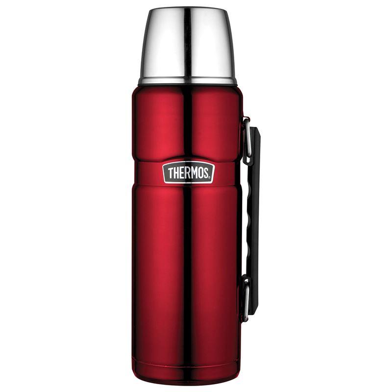 Thermos - Stainless King Vacuum Insulated Flask 2L Red