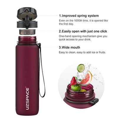 UZspace - Sport Water Bottle  colorful frosted series 500ml