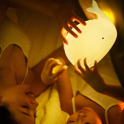 LED Silicone Touch Lamp - WHALE