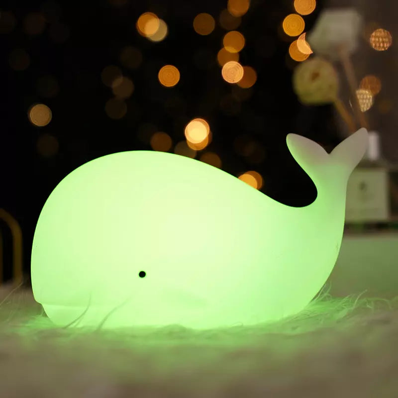 LED Silicone Touch Lamp - WHALE