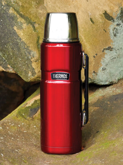 Thermos - Stainless King Vacuum Insulated Flask 1.2L Red