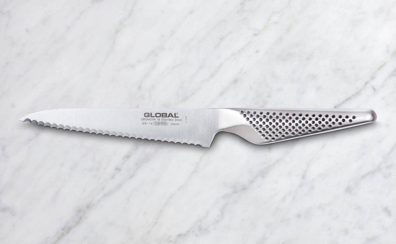Global - Utility Knife - Serrated Blade 15cm